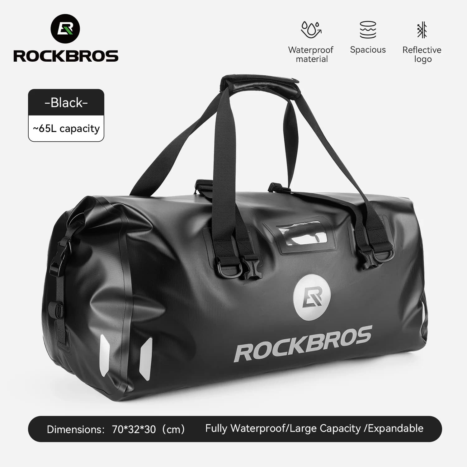 完全防水 40L/65L バイク用テールラゲッジバッグ
