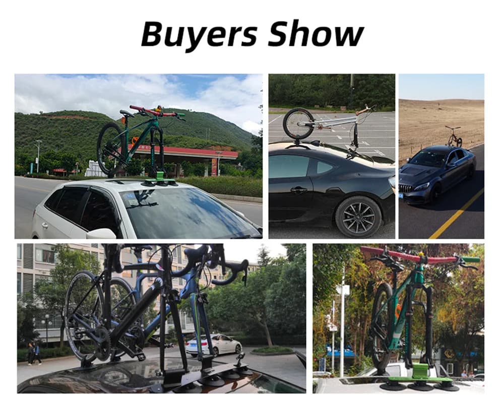 自転車用 サクションカップ ルーフラック