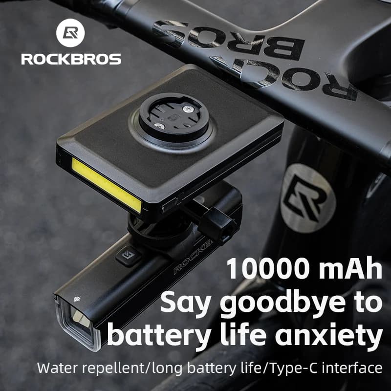5000mAh USB充電式自転車フロントライト