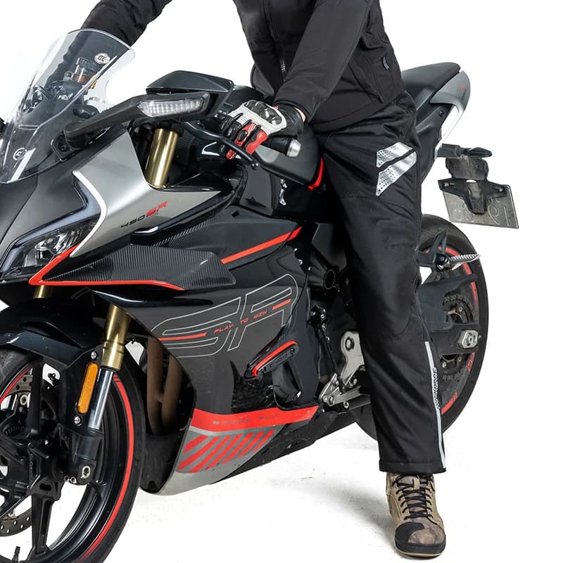 防風サーマルフリース ウィンター モーターサイクルパンツ