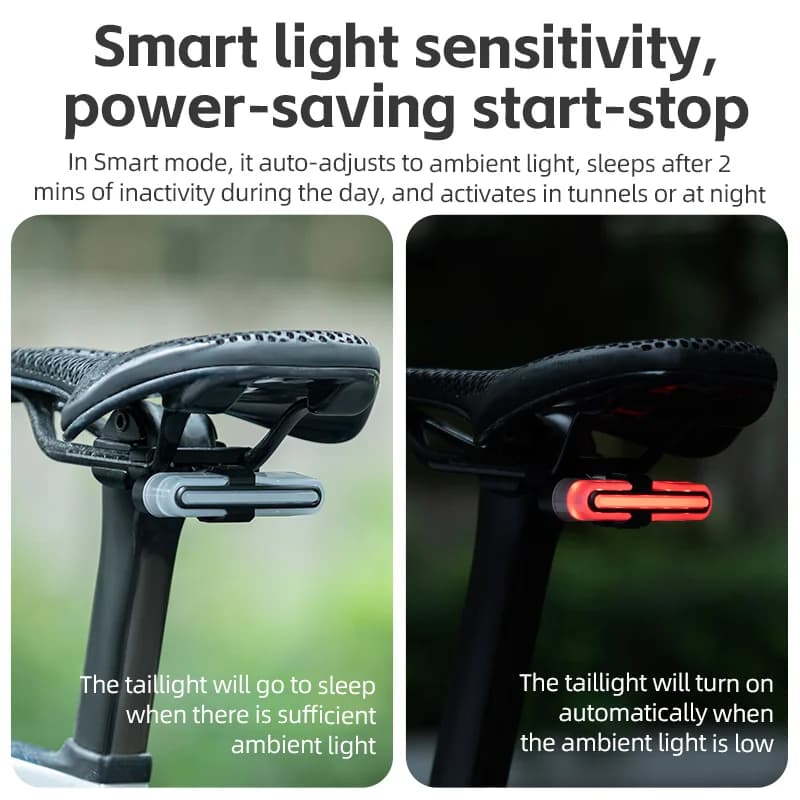ブレーキ連動型 スマート自転車テールライト